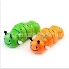 新款上链发条玩具上链爬走蚕虫儿童赠品玩具益智玩具厂家热卖