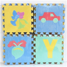 鑫润30*30CMEVA泡沫1CM厚拼垫宝宝爬行垫10片装彩色地垫