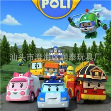 YB0001热卖玩具变形机器人HellyRoyPoliAmb动漫模型玩具