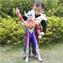 迪邦-000378正版迪迦泰罗70CM奥特曼超人模型带灯光语音批发