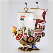 海贼王动漫万代海盗船千阳号万里阳光号海贼船拼装模型公仔摆件