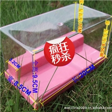 中号展示盒20*8.5*9.5CM平顶公仔陈列盒玩偶收藏透明盒