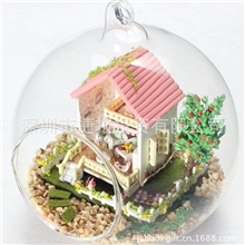 知我特价玻璃球DIY小屋迷你甜蜜心语七夕情人节礼品生日礼物