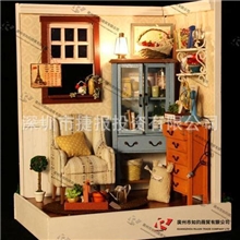 供应批发智趣屋DIY小屋洛奇小镇系列晨曦细语现货带灯送防尘正品