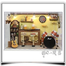 T-008世界盛事创意礼品DIY男孩子的最爱智趣屋diy小屋格子铺