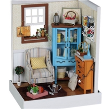 F-001晨曦细语(含防尘罩)网络爆款创意礼物洛奇小镇diy小屋