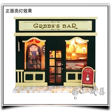 13508格林酒吧diy欧洲小屋广东弘达情侣屋阿里巴巴金牌供应商