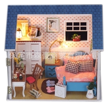 弘达温情晓语DIY小屋圣诞节创意礼物格子铺进货阳光家园系列