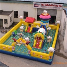 厂家直销喜洋洋与灰太狼大型充气弹跳