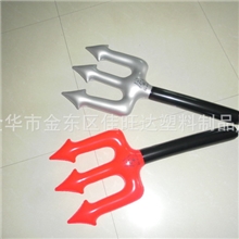 PVC充气儿童玩具/万圣节充气三叉/冲气加油棒/塑胶吹气玩具