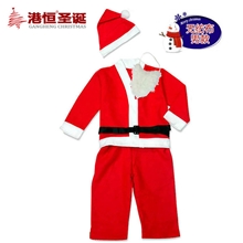 圣诞节服饰无纺布男装儿童圣诞服饰3-12岁各年龄规格可选100g
