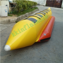 水上娱乐五人单管香蕉船充气艇漂流船冲锋舟皮划艇0.9mm