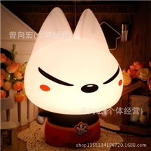 卡通酷猫台灯可爱拽猫插电小夜灯创意礼品酷猫台灯卧室床头灯