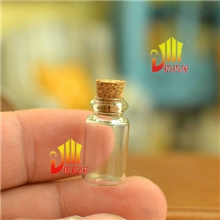 zakka杂货拍摄模型小储物樽【袖珍玻璃瓶】迷你许愿瓶幸运飘流瓶