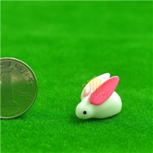 dollhouse娃娃屋【小兔子】手工diy小屋迷你动物模型心理沙盘沙具