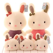 蓝白玩偶可爱宝宝趴兔蝴蝶兔子毛绒玩具公仔娃娃生日礼品批发