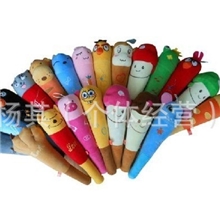 厂家批发供应毛绒玩具按摩棒优质超柔敲背棒多种卡通款式