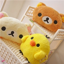 轻松熊黄小鸡舒棉绒暖手捂毛绒玩具