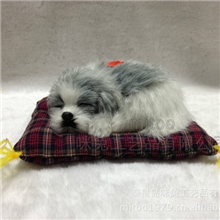 热销仿真皮毛动物车载摆件狗狗礼品情侣创意礼品批发定制旅游产品