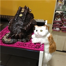 2013年最热销时尚家居装饰用品摆件电视挂猫招财挂件仿真工艺品