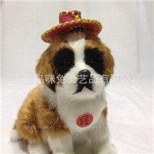 2013年最热销皮毛仿真旅游地摊产品语音狗狗厂家直销专用车载摆件
