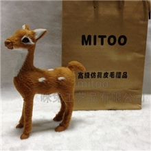 仿真动物梅花鹿工艺品家居摆件创意礼品生日礼物