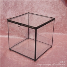 外贸欧美外单厂家批发高档新创意玻璃收纳盒珠宝盒首饰盒玻璃花房