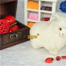 真羊皮毛仿真小羊仿真羊仿真动物手工艺品bjd玩偶5元特价