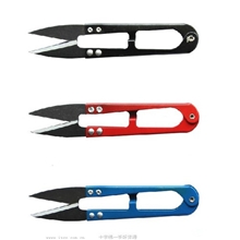 十字绣小剪刀十字绣配件工具批发纱线剪U型白色铁剪厂家直批