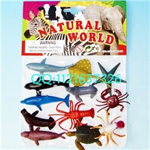 仿真动物/恐龙/昆虫/海洋/家禽静态模型【小海洋】厂家直销