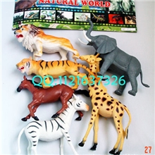 热销仿真动物/恐龙模型大象狮子老虎斑马长颈鹿造型逼真