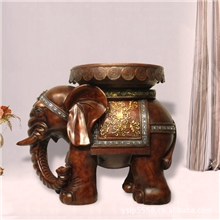 厂家直销大象象凳树脂工艺品创意礼品欧式古典高档品牌家居摆饰