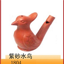 厂价供应儿童玩具紫砂工艺红水鸟紫砂水鸟