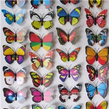 7公分仿真蝴蝶，普通7公分，PVC蝴蝶