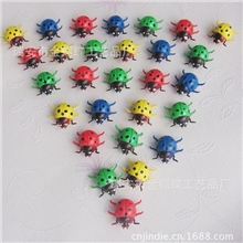 瓢虫厂家供应插花配件仿真七星瓢虫