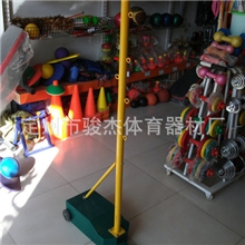 专业供应室内运动器材铸铁羽毛球柱球柱球架移动羽毛球柱