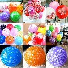 热卖优质印花气球全花气球12寸2.8克3.2克加厚印花气球