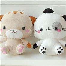 婚庆小毛绒批发礼物饭团猫大号创意压床七夕生日婚庆礼品