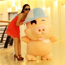 麦兜猪公仔毛绒玩具大号可爱布娃娃创意玩偶生日礼物批发