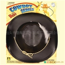 化妆玩具西部牛仔帽子