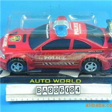 玩具塑料车，惯性警车