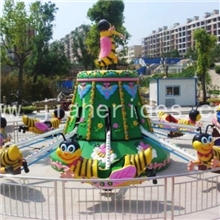 供应带彩灯音乐大中型【可定制】游乐设备自控旋转小蜜蜂