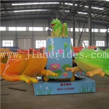 供应新款经典儿童游乐设备带彩灯的弹跳蛙