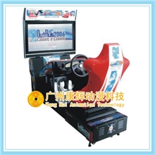 低价供应42寸高清环游赛车游戏机室内模拟机赛车机