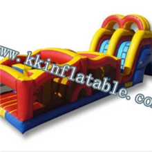 大型儿童充气玩具充气障碍充气淘气堡inflatableobstacle