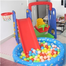 广州儿童室内滑梯幼儿园滑梯秋千组合滑梯球池组合多功能滑梯