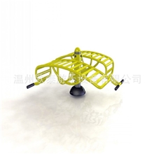 供应户外健身路径单柱双位腹肌板