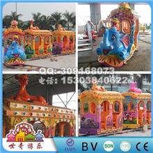 儿童轨道火车，大象火车，卡通火车，跟踪追击，迷你穿梭