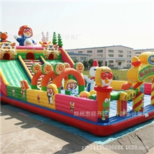 厂家定做充气模。欢乐城堡