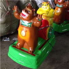 2013新品力作熊出没儿童投币摇摆机熊大熊二熊三摇摇车